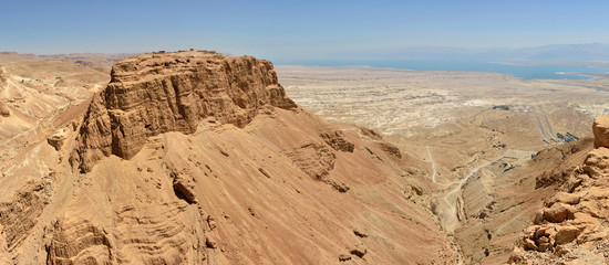 Masada panoramic view.