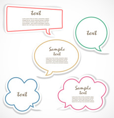 Speech bubbles