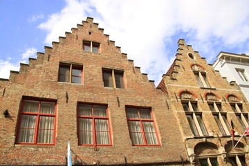 Fototapeta premium Stufengiebel in Brügge