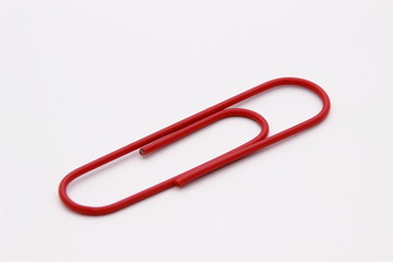 Büroklammer Rot