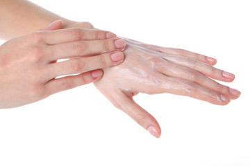 Cream hands