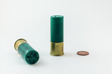 Two Double 00 Buckshot Shotgun Shells