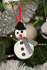 Felt snowman