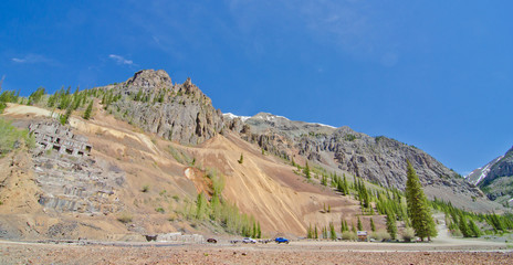 Silver Mine Ruins in Silverton, Colorado