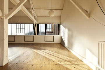 wide open space, big loft