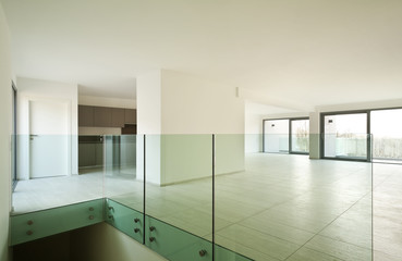 modern architecture, new empty apartment