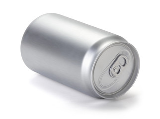 Aluminum cans, Blank soda or beer can, Realistic photo image