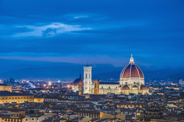 The Basilica di Santa Maria del Fiore in Florence, Italy