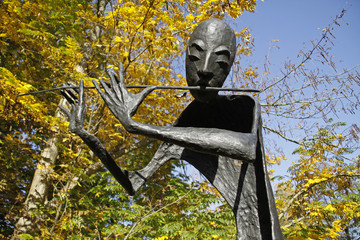 Skulptur Musiker im Skulpturenpark Rietberg