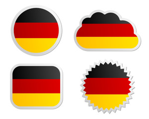 Fahne Deutschland Sticker