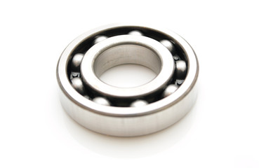 Ball bearing isolated on white background.