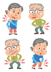 高齢者のからだの痛み　いろいろ