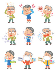 高齢者　風邪の症状いろいろ