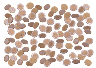 rain of european coin