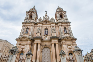Fototapeta na wymiar Kościół Wniebowzięcia NMP w Gudja, Malta