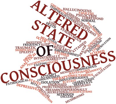 Word cloud for Altered state of consciousness