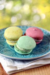 frühlings-macarons