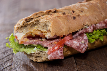 Fresh Salami Baguette