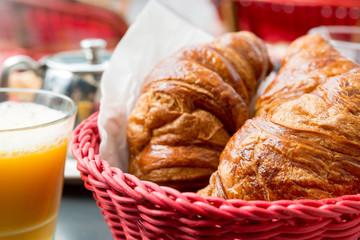 fresh croissant