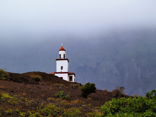 Fototapeta na wymiar Candelaria Church, Frontera Region, Hierro, Wyspy Kanaryjskie
