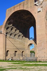 Fototapeta na wymiar Basilica di Massenzio - Niche nawy północnej