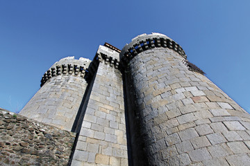 Castillo de los duques de Alba, Granadilla, Cáceres, España