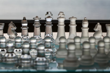 Chess Pieces / Set -  business concept: strategy, CEO, company.