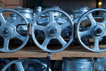 Industrial valves ready for dispatch