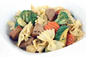 Pasta Primavera with Sausage