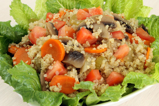 Quinoa Salad Closeup
