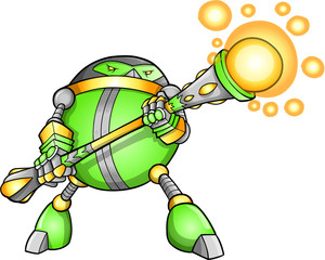 Krieger Soldat Roboter Alien Cyborg Vector