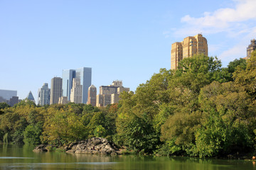 Fototapeta na wymiar Central Park w Nowym Jorku