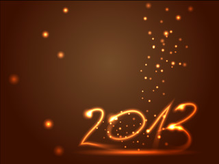 2013 - New year background