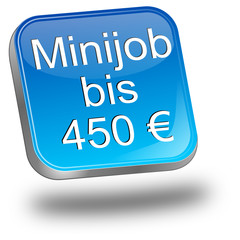 Minijob bis 450 Euro Button