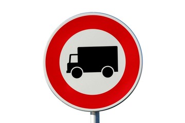 Accès interdit aux camions