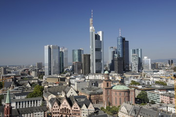 Skyline in Frankfurt