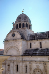 Fototapeta na wymiar St. James's cathedral. Shibenik (Sibenik), Croatia