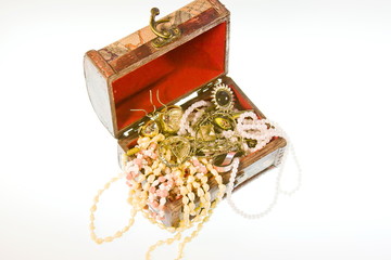 small box with valuables