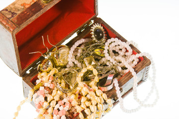 small box with valuables