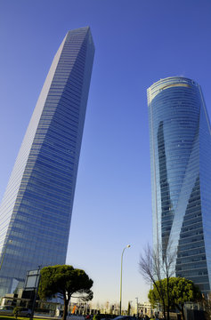 Madrid city  Skyscrapers. Spain