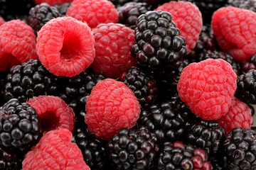 background of beautiful berries
