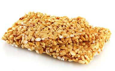 tasty sweets (kozinaki), isolated on white