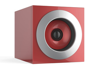 Red speaker