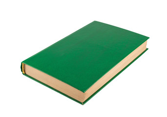 Green book close up