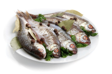 marinated raw fish
