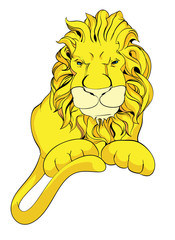 old vintage lion