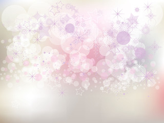 Elegant Christmas abstract background with snowflakes