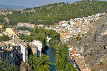 Fototapeta na wymiar Jucar river, Cuenca city (Spain)