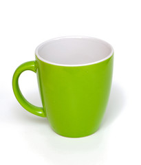 empty green cup