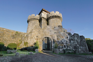 Castillo de los duques de Alba, Granadilla, Cáceres, España